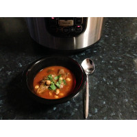 Lamb and chickpea soup