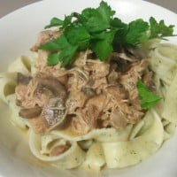 Slow Cooker Chicken & Mushroom Stew