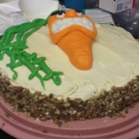 Super moist carrot & walnut cake