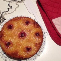 Upside down pineapple cake