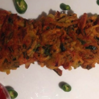 Spinach and cheese fritters