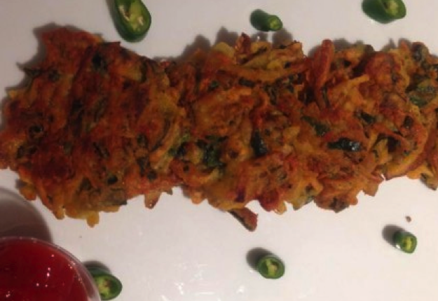 Spinach and cheese fritters