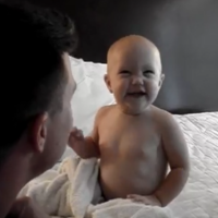 Dad and baby have adorable conversation, MUST WATCH!