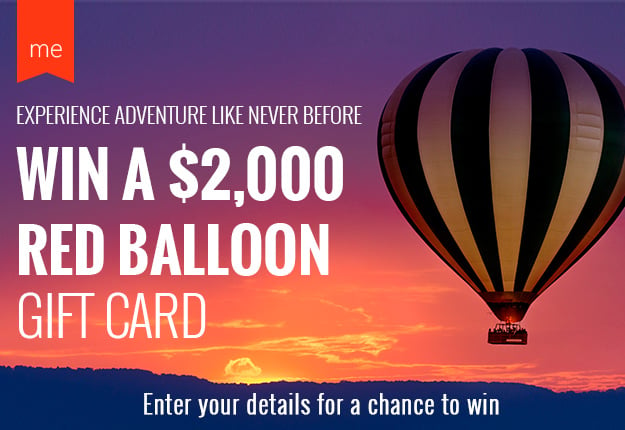WIN a $2000 Red Balloon gift card!