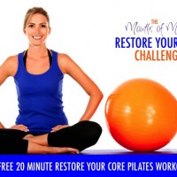The 20 minute restore your core pilates workout