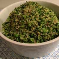 Broccoli and Quinoa 'Rice'