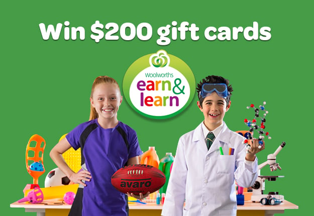 WIN $200 gift cards with Woolworths Earn & Learn