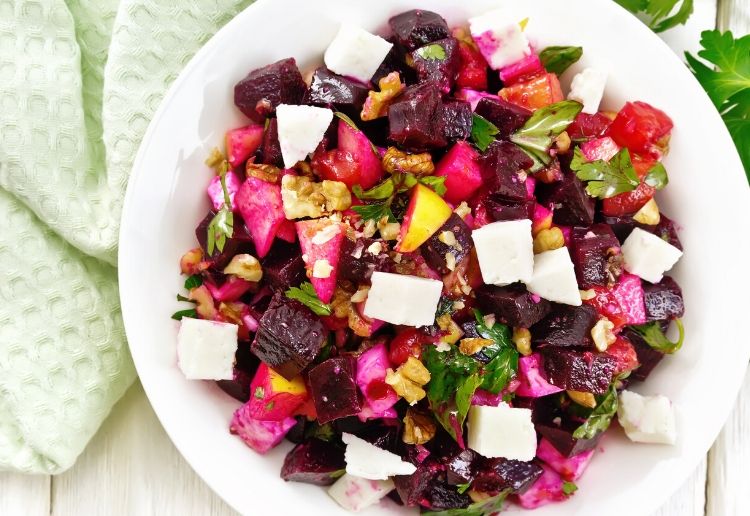 Beetroot Salad with Goats Cheese