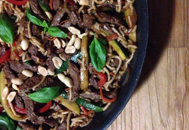 Beef Basil and Chilli Stir Fry