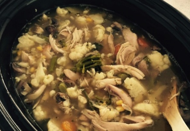 Chicken soup – Slow cooked