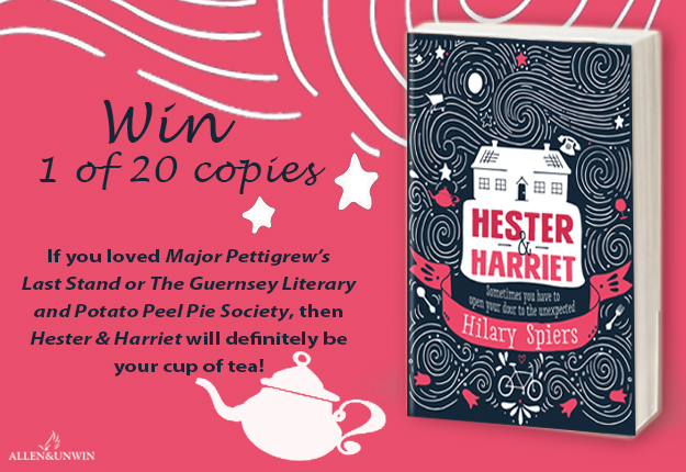 WIN 1 of 20 copies of the delightful read Hester & Harriet