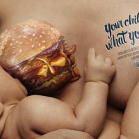 The ads that want to make mums think before they eat.