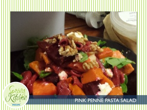 philips spring kitchen_member recipes_500x376_pink penne pasta salad