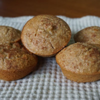 Guilt-free banana oat muffins