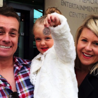 Grant Denyer welcomes his second child