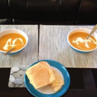 Pumpkin and veggie soup