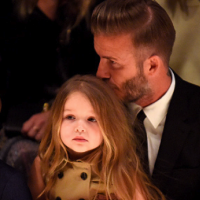 David Beckam shows off his new tattoo, designed by daughter Harper