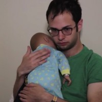 WATCH: Men raise robot babies to get a feel for parenthood