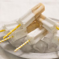 Banana and Coconut Milk Pops