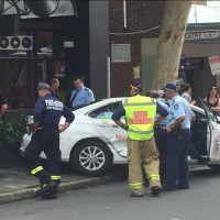 Mum and baby in hospital after a car knocked them over near NSW cafe