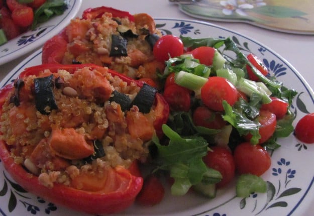Quinoa stuffed peppers