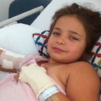 Eight year old girl shares the day a dog ate her arm