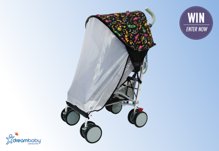 WIN 1 of 10 Dreambaby® Strollerbuddy™ Extenda-Shade with Insect Net™
