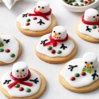 Melted Snowmen Cookies