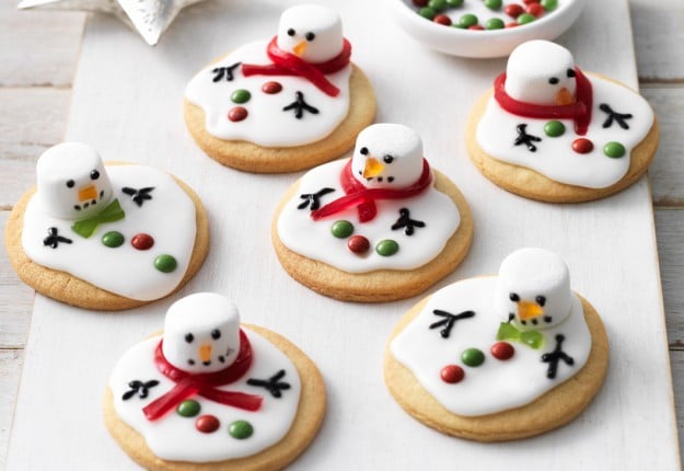 Melted Snowmen Cookies