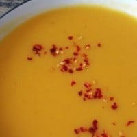 Chilli sweet potato soup