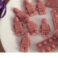 Lego strawberries and cream jellies