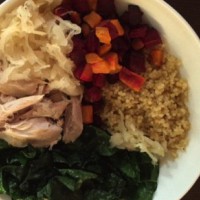 Clean eating lunch bowl