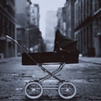 REPORTS infant and stroller 'pushed' into the path of oncoming car