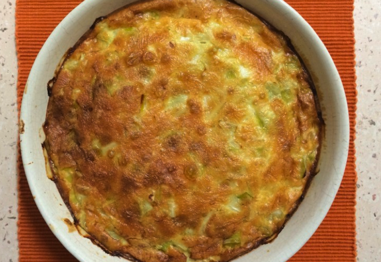Leek and Brie Quiche