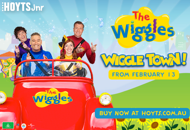 WIN 1 of 5 HOYTS Jnr Wiggle Town Prize Packs!