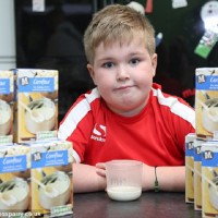 Six year old eats a box of cornflour a day or he could DIE