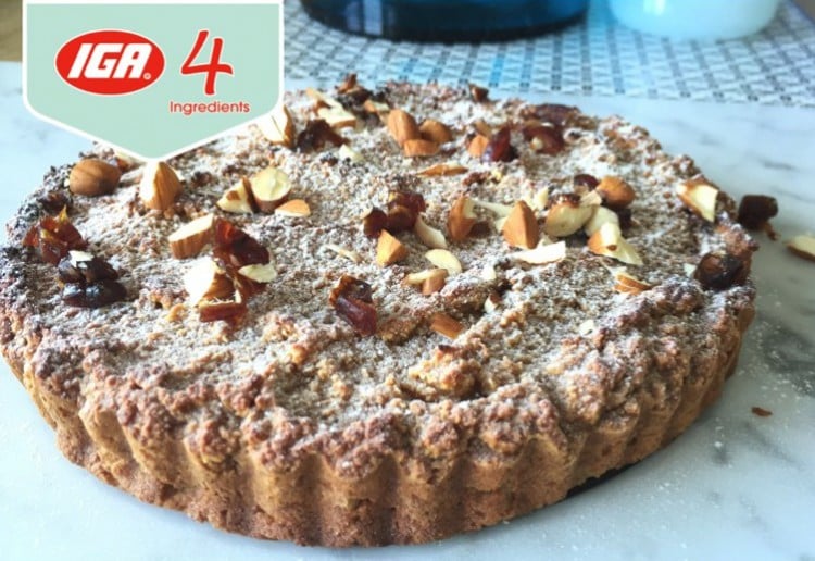 Gluten Free Date and Apple Cake