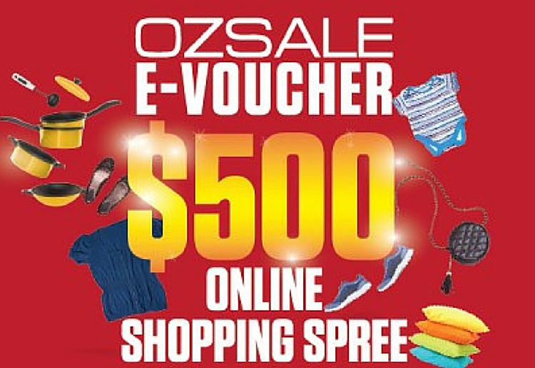 WIN a $500 OZSALE shopping spree!