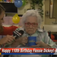 Hilarious interview with Flossie on her 110th birthday!