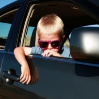 Boy rescued from scorching hot car