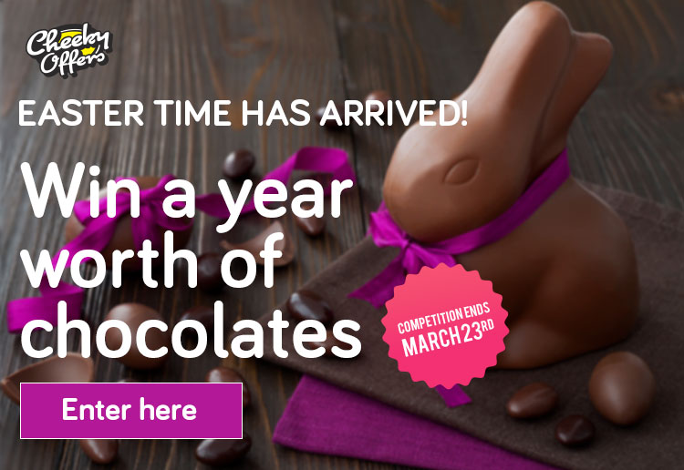 WIN a year’s worth of CHOCOLATE!