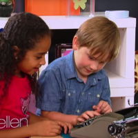FUNNY VIDEO: Ellen introduces kids to outdated technology