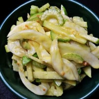 Fennel, celery and apple salad