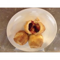 Croatian plum dumplings