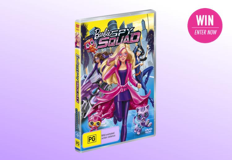 WIN 1 of 20 copies of Barbie Spy Squad on DVD!