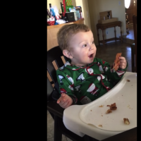 FUNNY VIDEO: Baby's First Bacon