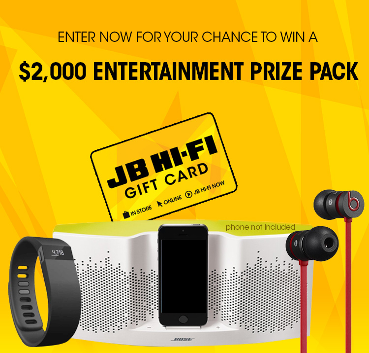 WIN a $2000 Entertainment Prize Pack