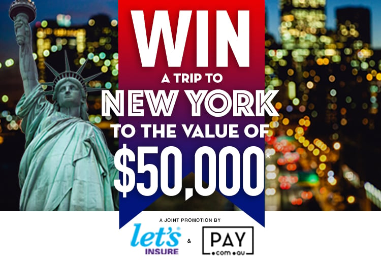 Win a trip to New York worth $50,000!