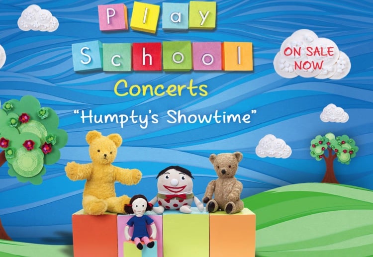 WIN 1 of 5 Play School “Humpty’s Showtime” Concert Family Passes