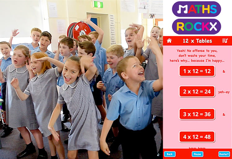 WIN 1 of 35 brilliant new Times Tables Apps from Maths Rockx!
